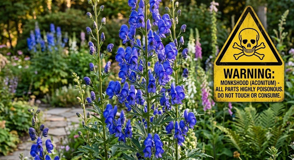 Monkshood: One of the Deadliest Blue Flowers