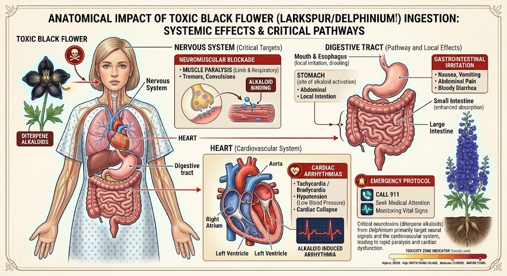Symptoms of Poisonous Flower Exposure