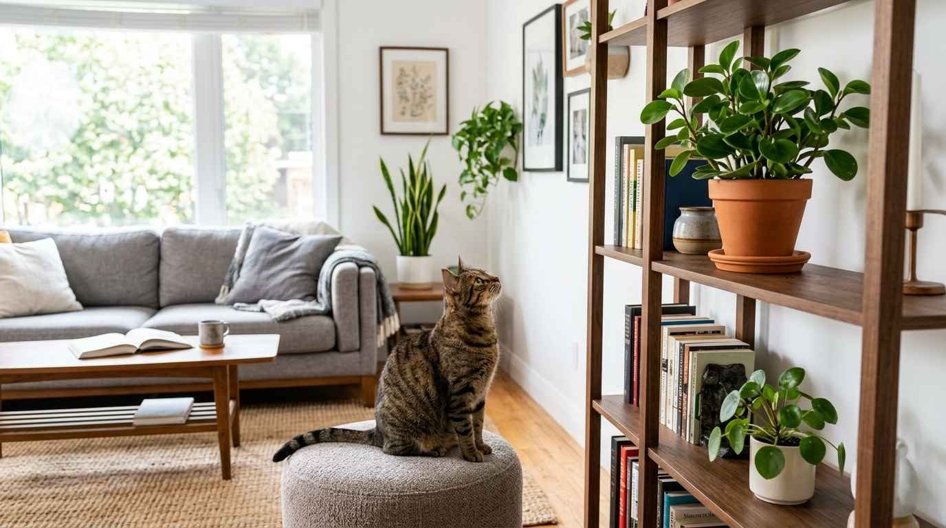 How to Keep Cats Away from Houseplants Safely