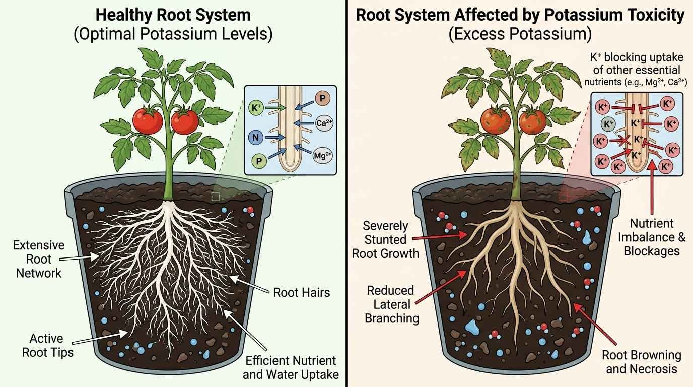 Which Plants Are Most Sensitive to High Potassium Levels?