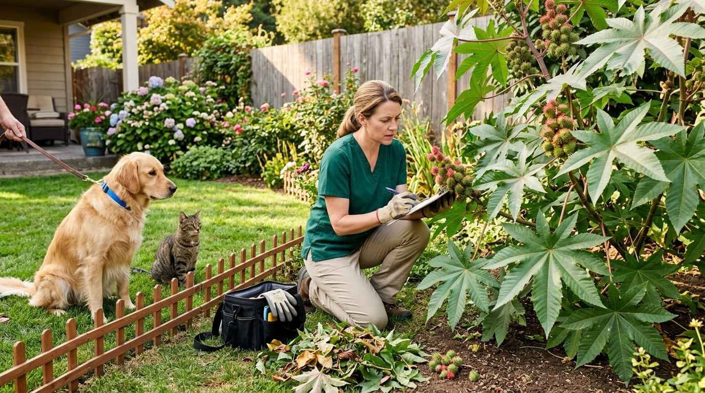 Castor Seed Poisoning in Dogs and Cats