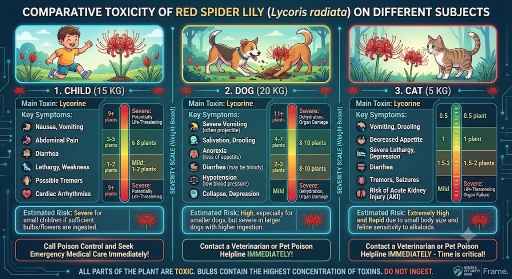 Is Red Spider Lily Toxic to Children and Pets?