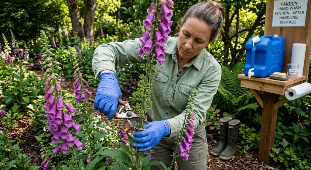 How to Handle Foxgloves Safely in the Garden