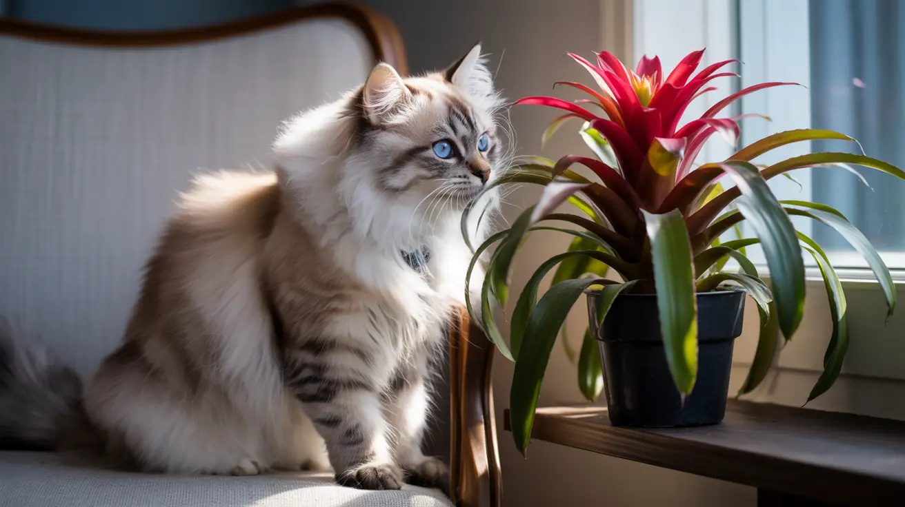 How to Monitor Your Cat After Eating a Bromeliad