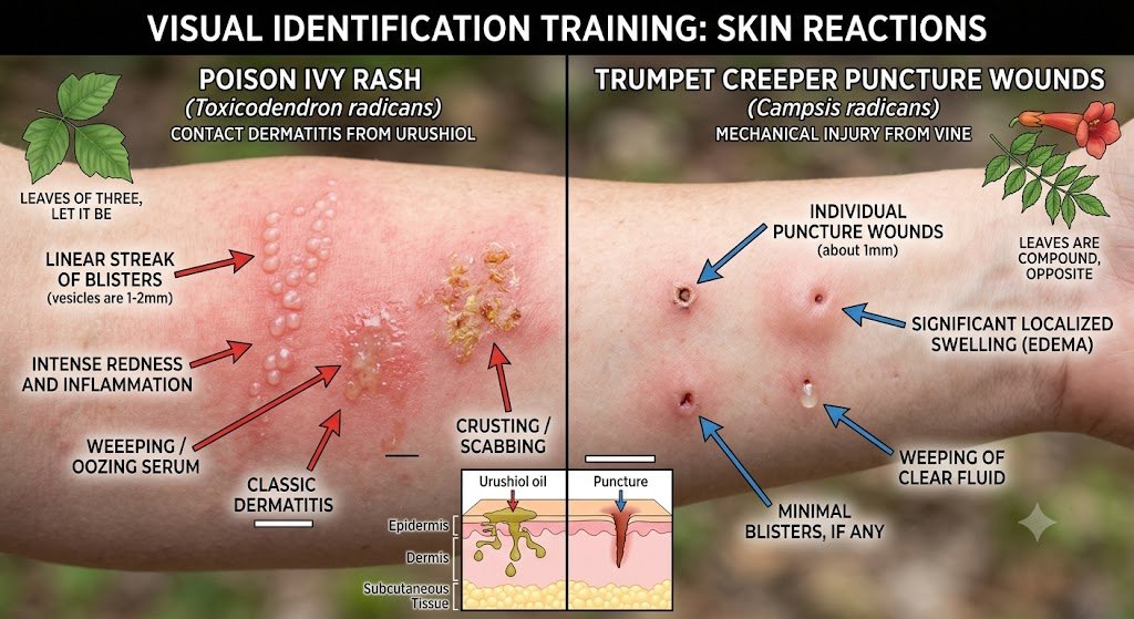 Symptoms of Exposure to Toxic Vines