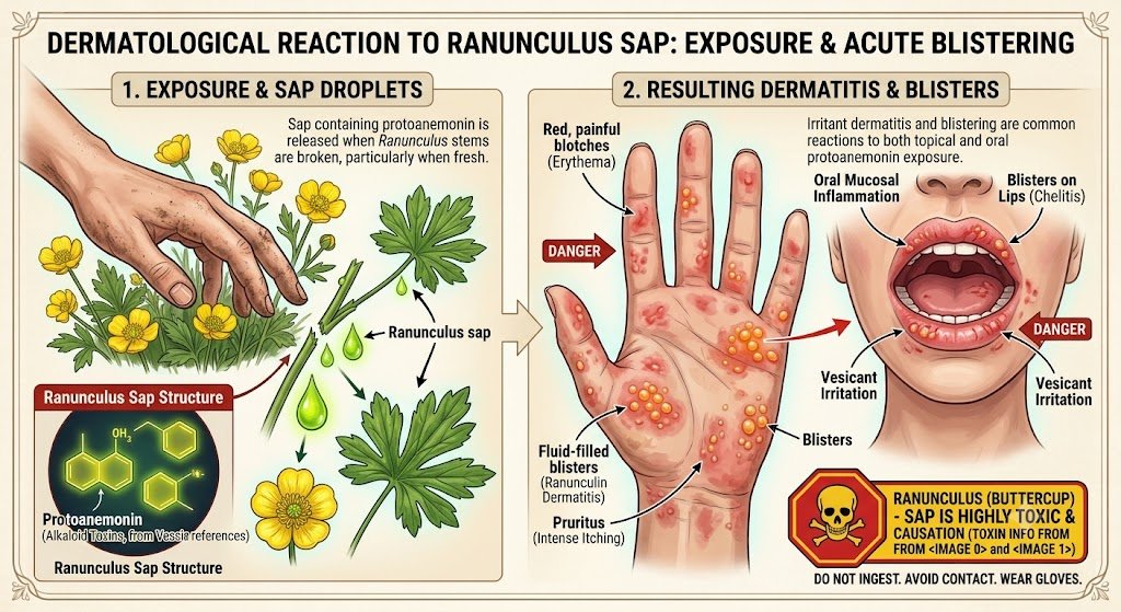 What Happens If You Touch or Eat Ranunculus?