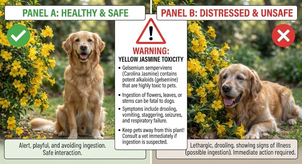 Is Yellow Jasmine Toxic to Pets and Livestock?