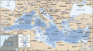 African Countries on the Mediterranean