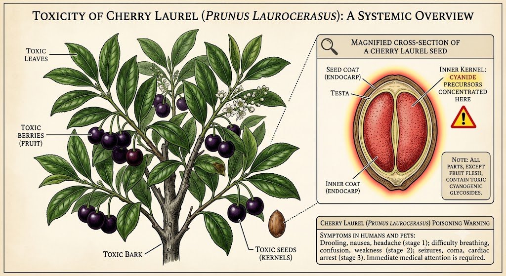 Which Parts of Cherry Laurel Are Poisonous?