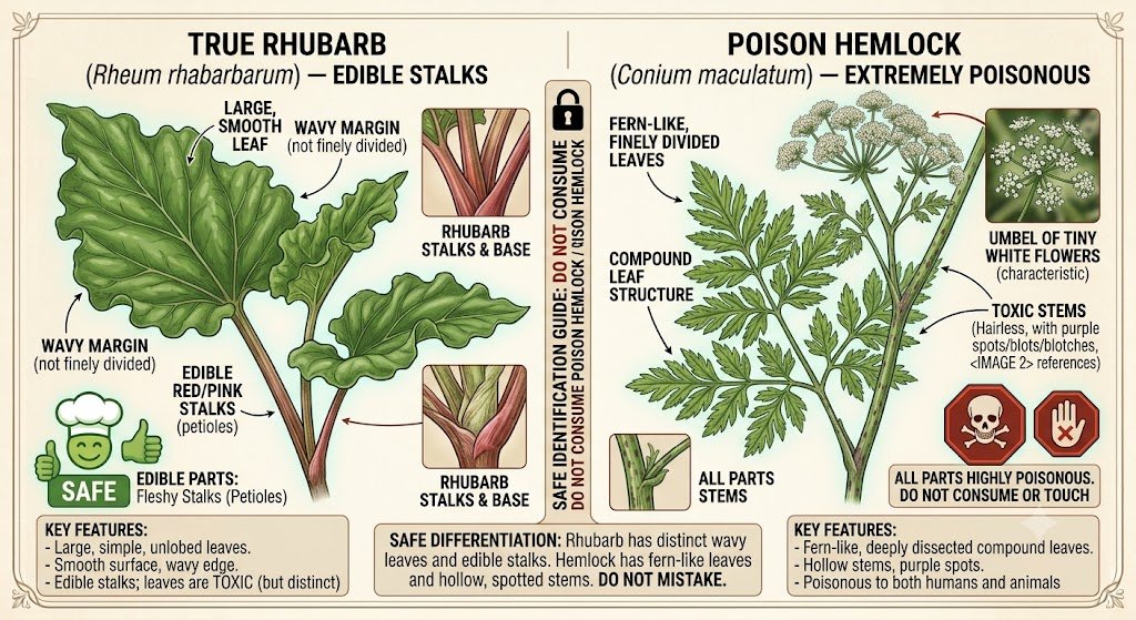What to Do If You Eat a Rhubarb Look-Alike